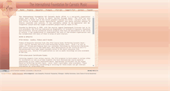 Desktop Screenshot of ifcm.ravikiranmusic.com