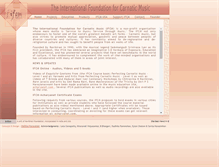 Tablet Screenshot of ifcm.ravikiranmusic.com